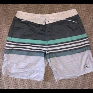 Billabong striped swim trunks